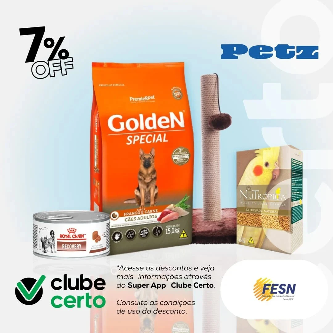 Descontos na loja Petz