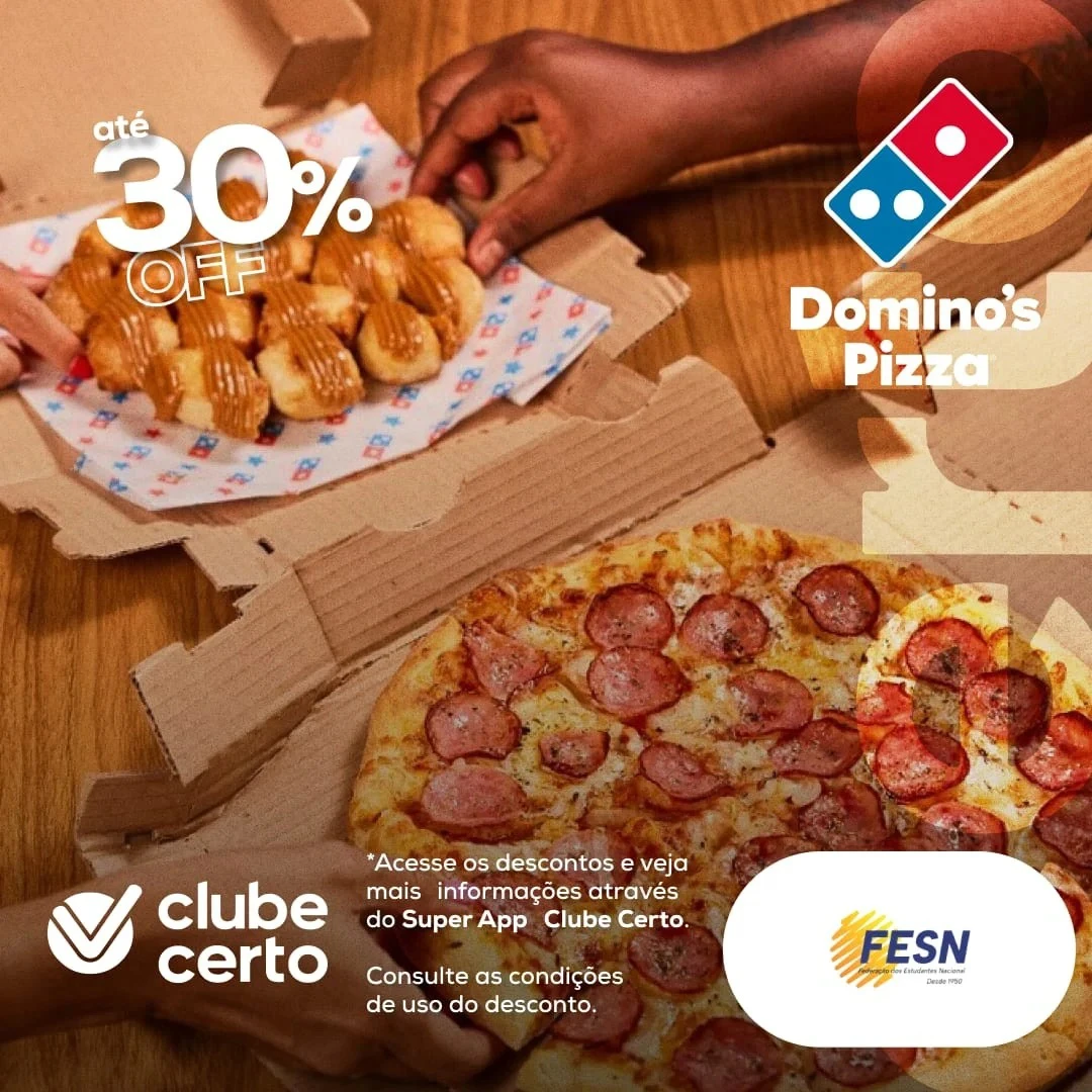 Descontos na Domino's Pizza